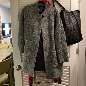 Grey sweater jacket